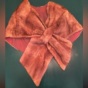 Vintage fur stole wrap